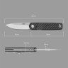 Нож FIREBIRD BY GANZO FH927-CF карбоновый